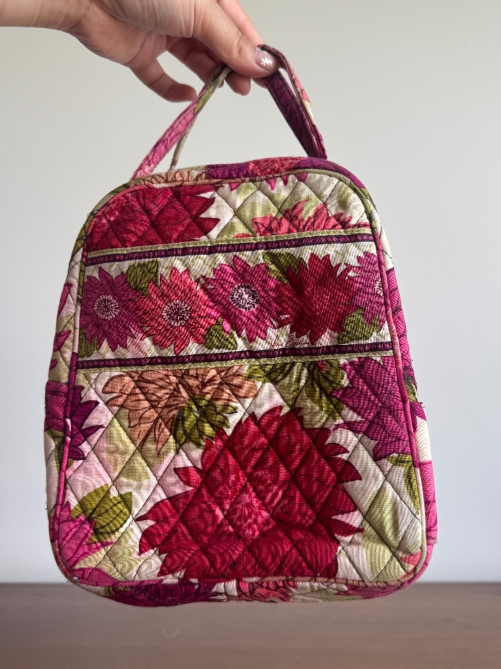 Vera Bradley Hello Dahlia Fall 2010 Retired Pattern Insulated Lunch Bag